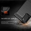 Samsung S20 - Carbon Fiber Shockproof TPU Back Cover Black