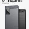 Samsung Note 20 - Carbon Fiber Shockproof TPU Back Cover Gray