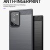 Samsung Note 20 Ultra - Carbon Fiber Shockproof TPU Back Cover Gray