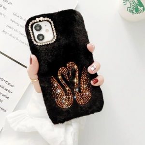 Newest Luxury Swan Phone Case for iPhone 12 pro max
