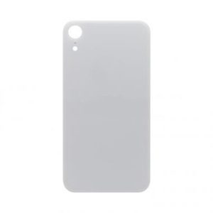 For iPhone Xr Extra Glass White (Enlarged camera frame)