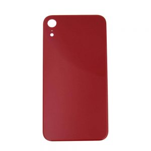 For iPhone Xr Extra Glass Red (Enlarged camera frame)