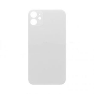 For iPhone 11 Extra Glass White (Enlarged camera frame)
