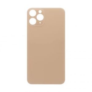 For iPhone 11 Pro Extra Glass Gold (Enlarged camera frame)