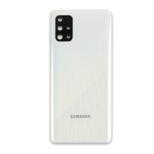 Samsung Galaxy A71 A715F Back Cover Silver (+ Lens)