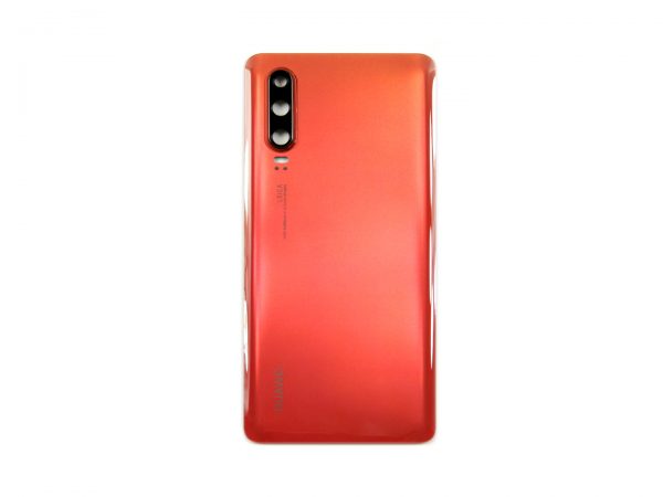 Huawei P30 Back Cover Amber Sunrise (Orange) (+ Lens)