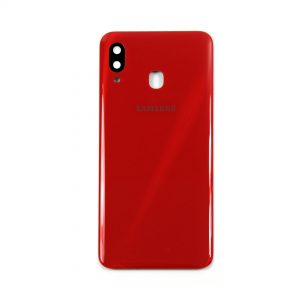 Samsung Galaxy A30 A305F Back Cover Red (+ Lens)