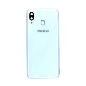 Samsung Galaxy A30 A305F Back Cover White (+ Lens)