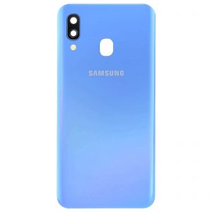Samsung Galaxy A40 A405F Back Cover Blue (+ Lens)