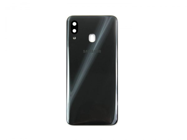 Samsung Galaxy A30 A305F Back Cover Black (+ Lens)