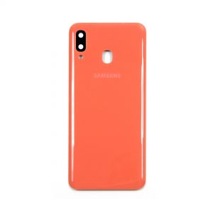 Samsung Galaxy A20 A205F Back Cover Red (+ Lens)