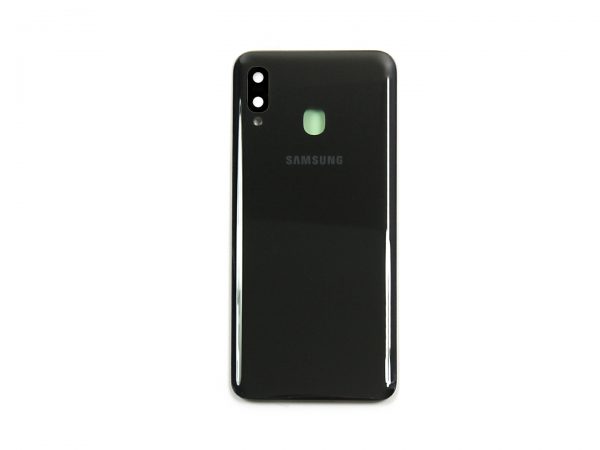 Samsung Galaxy A20 A205F Back Cover Black (+ Lens)