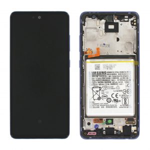 Samsung Galaxy A52 A525F, A52 5G A526B Display and Digitizer Complete Servicepack + Battery Violet