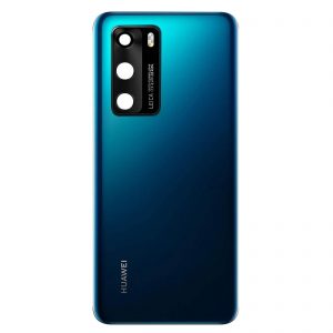 Huawei P40 Back Cover Blue (+ Lens)
