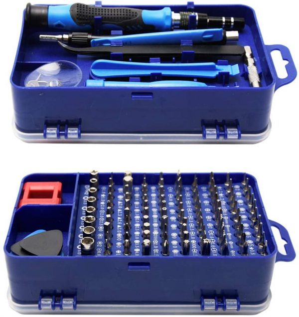 HINMAY 115 in 1 Precision Screwdriver Set (Blue)