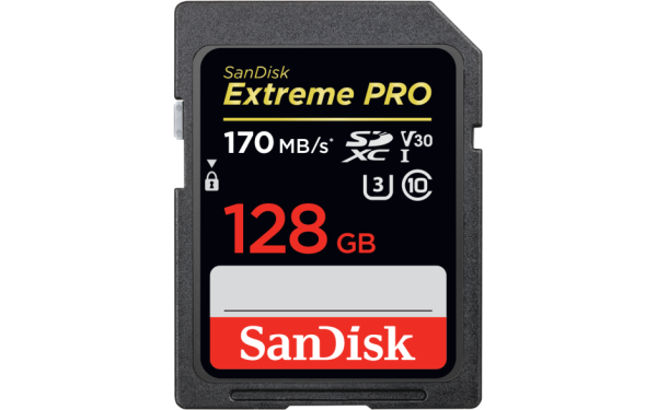 SanDisk Extreme Pro SDXC 128GB - 170MB/s - V30