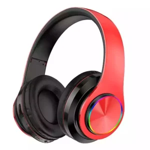 B39 Wireless Headset Sport Earbuds Foldable Gaming Headphones Red Black