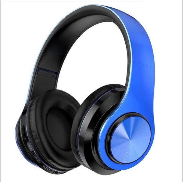 B39 Wireless Headset Sport Earbuds Foldable Gaming Headphones Blue