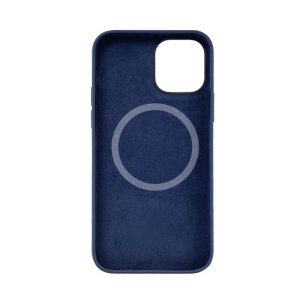 For iPhone 14 Pro Silicone Back Cover with MagSafe | Storm Blue