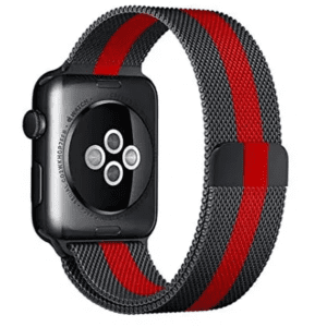 iMoshion Milanese Watch band for Apple Watch 38|40|41mm | Red Black