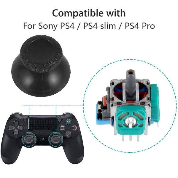 For Sony PlayStation 4 Analog Joystick Module Thumbstick with Mushroom Cap